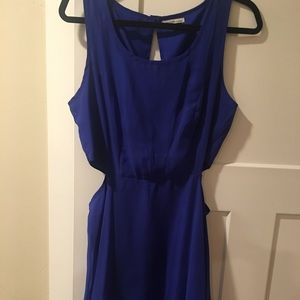 Royal blue dress